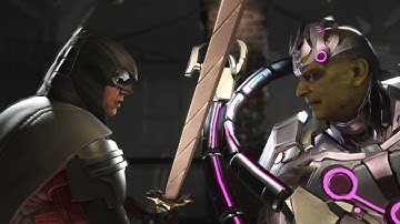 Injustice 2 : Robin Vs Brainiac - All Intro/Outros, Clash Dialogues, Super Moves