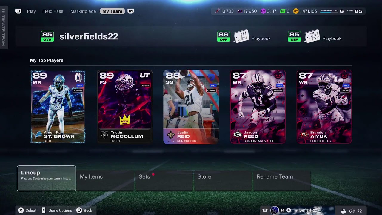 PS5 Madden 26 Ultimate Team No Money Spent Pack Built 10/22/25 + Connected Franchise