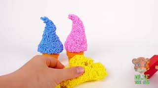 Learn Colors with Ice Cream Play Foam Surprises for Kids