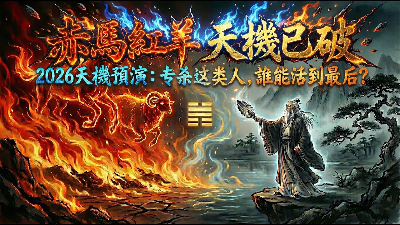 南師：2026天機預演：專殺這類人，誰能活到最後