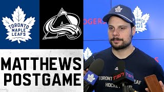 Auston Matthews | Post Game vs Colorado Avalanche | January 25, 2026
