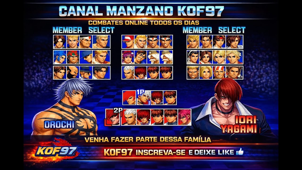 🔴NOSTALGIA🕹️KOF97🕹️RUMO AOS 5MIL INSCRITOS🕹️AO VIVO🕹️LIVE + SHORTS  #kof97#Retro#AoVivo#snk