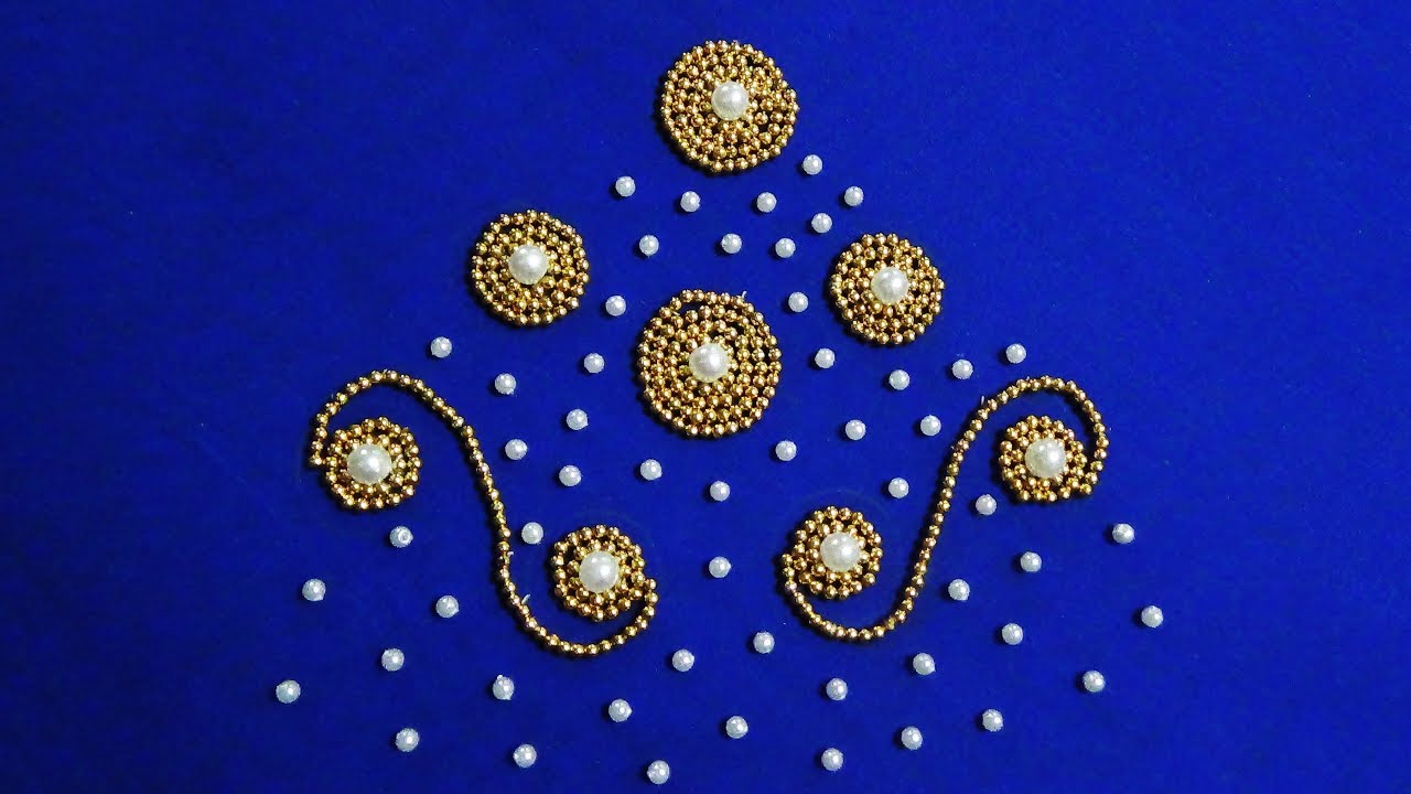 beads work churidar designs