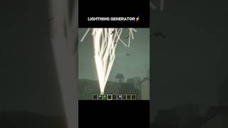 Lightning Generator in Minecraft #minecraft #minecraftbuilding #minecrafttutorial