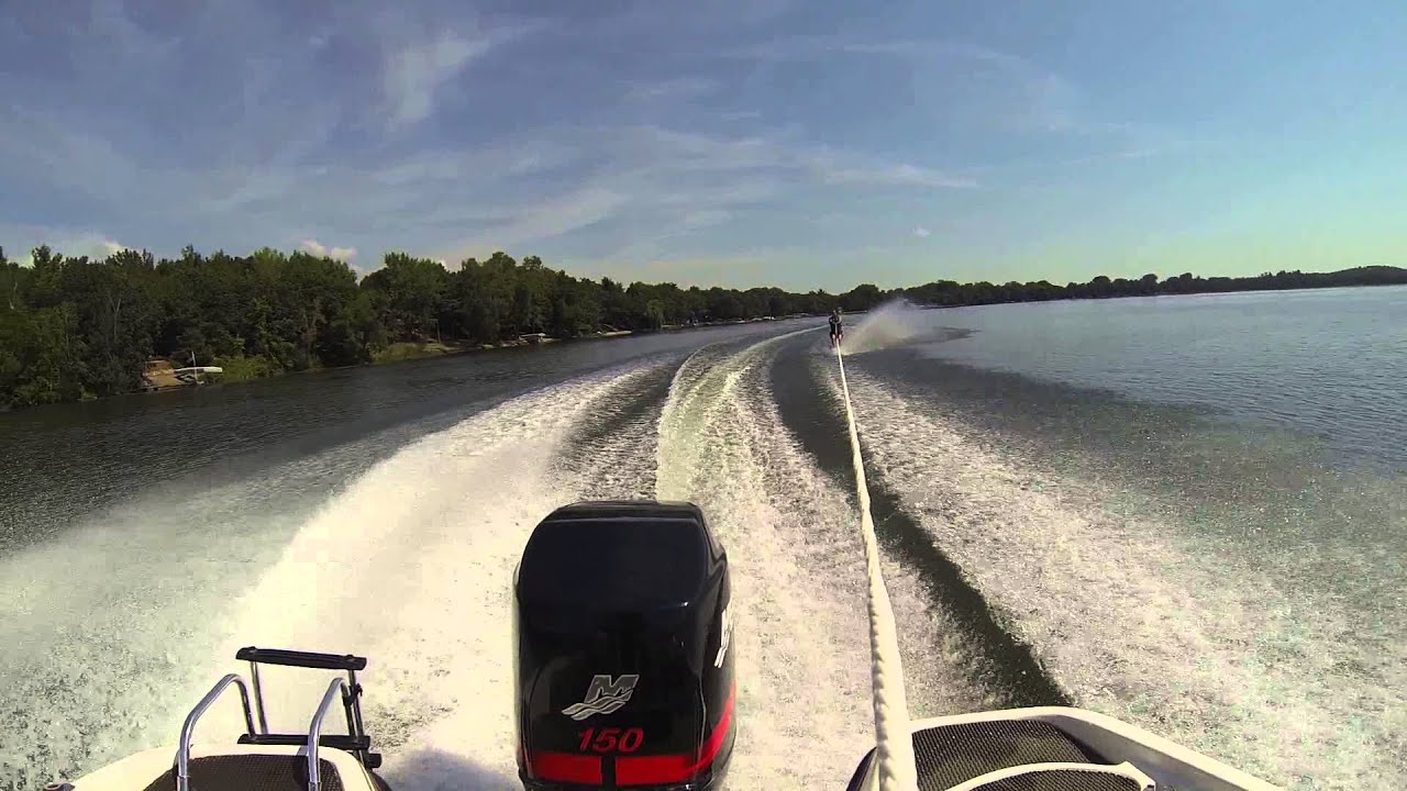 Kevin skiing at Lake Irogami YouTube