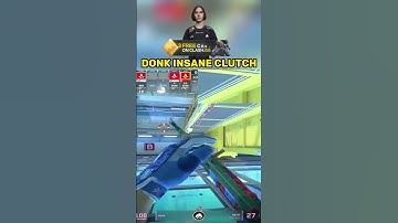 Donk crazy clutch on cs2 #cs2 #donk #clutch