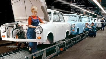 Inside Trabant Factory - How they built Reliable Trabant (that ran for 27 years)