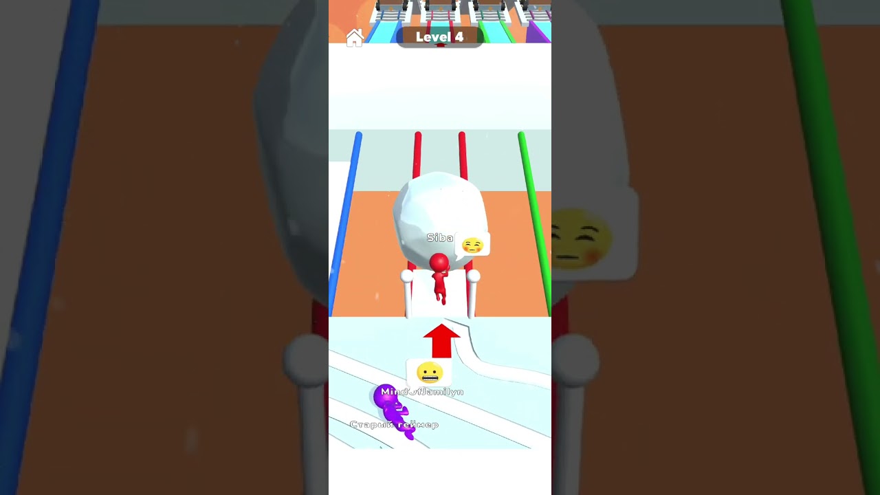 Snow Race 3D Ice Bridge Run Gameplay || 