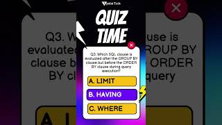 MySQL Quiz | MySQL Practice Questions and Answers | Tpoint Tech