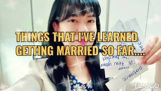 Celebrity THINGS THAT I'VE LEARNED GETTING MARRIED SO FAR.... Profile