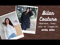 Bilan couture 23  manteau gabrielle robe nas top sky blouse eugnie et lingerie