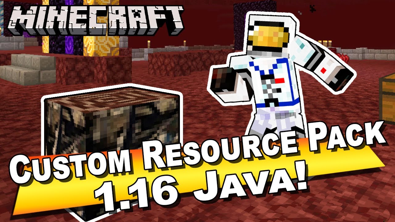 I Show You How To Make A Minecraft 1 16 Custom Resource Pack Java Edition Minecraft Modding Youtube