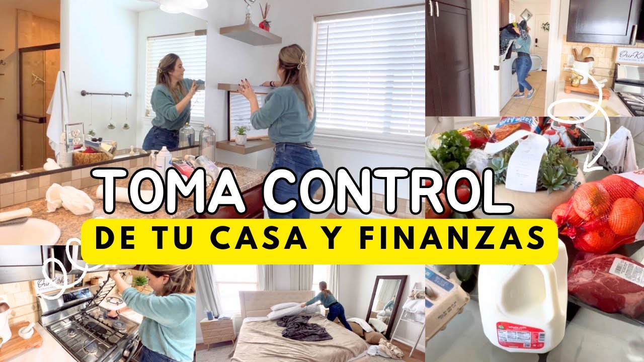 Como me Organizo En Casa 🏠 Hábitos que me funcionan | Toma Control de tu casa y finanzas 