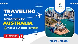 Travelling From Singapore To Sydney Australia 2022 Vlog Walking Tour Of Our Sydney Office