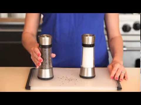 OXO Pepper Grinder Before & After Display – Fixtures Close Up