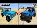 MINECRAFT JEEP TRUCK VS GTA 5 JEEP TRUCK - WHICH IS BEST?