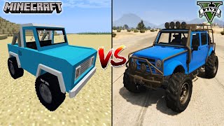 MINECRAFT JEEP TRUCK VS GTA 5 JEEP TRUCK - WHICH IS BEST?