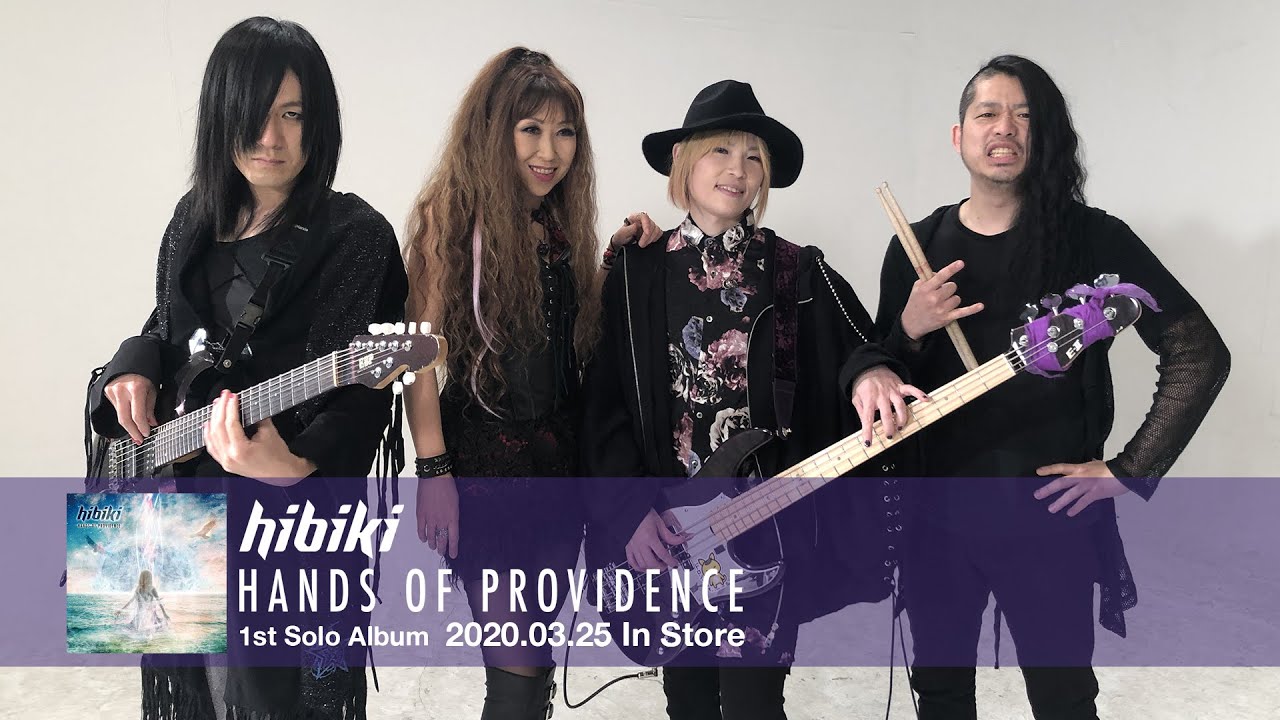 Message from hibiki with Yoko Kubota (ex.SABER TIGER/PUNISH), Kyrie (NoGoD) & Akira Uehara
