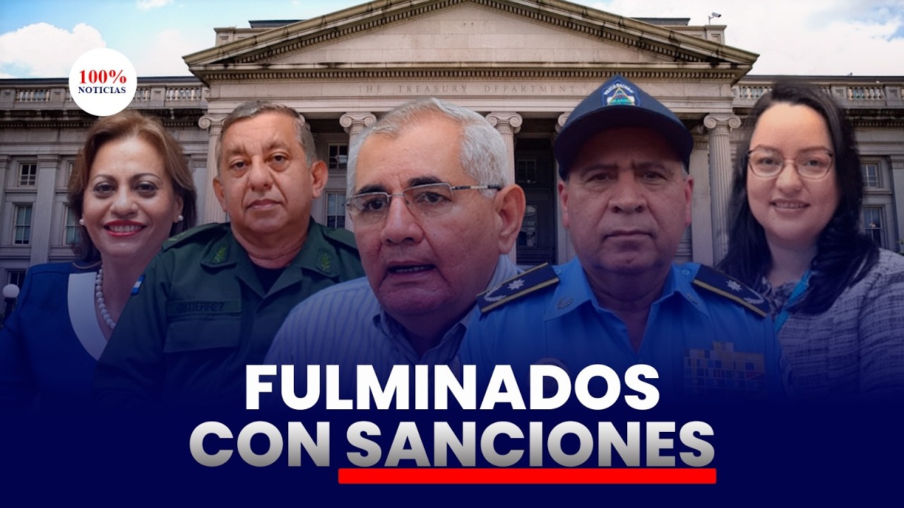 EE.UU. sanciona a cinco altos funcionarios de Ortega y Murillo