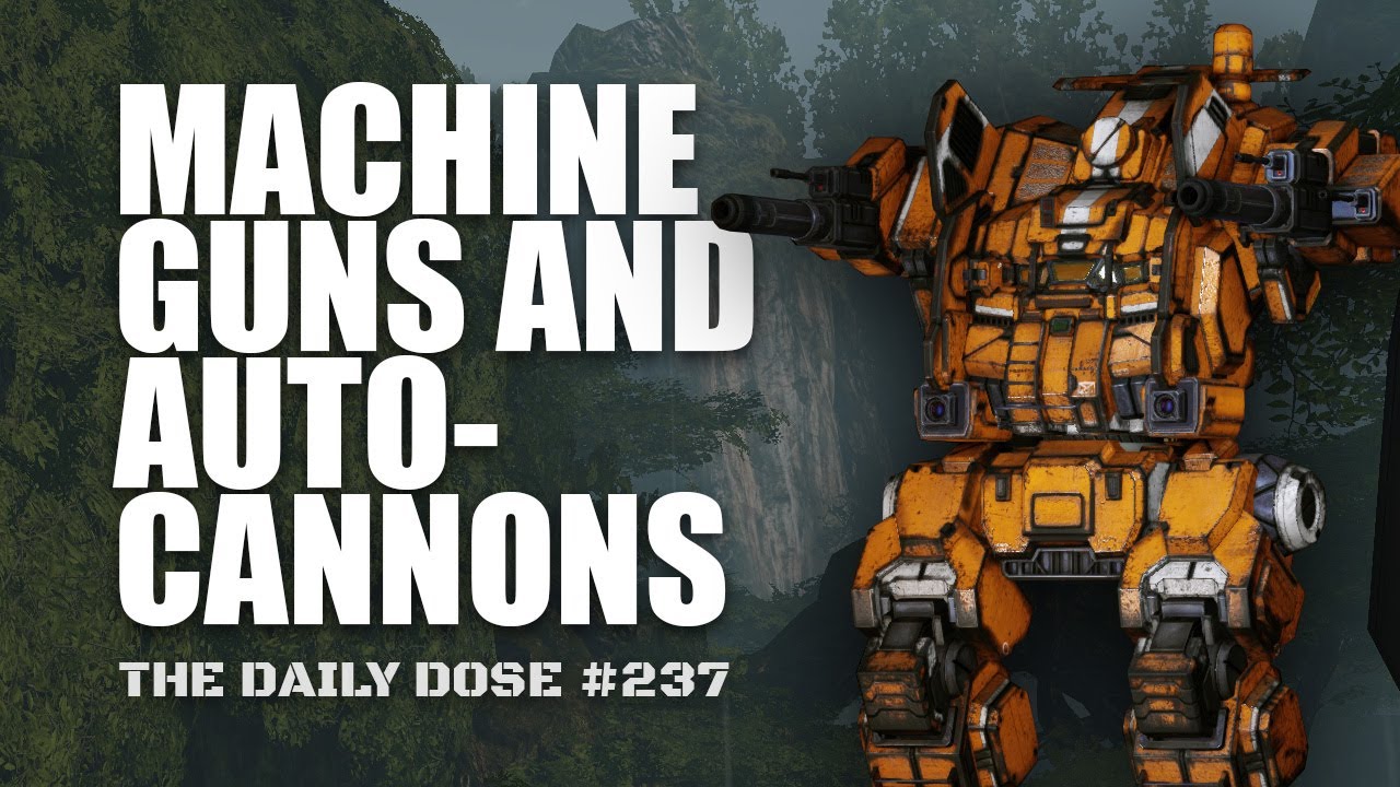 Machine Guns and Autocannons Jagermech Build - Mechwarrior Online The ...