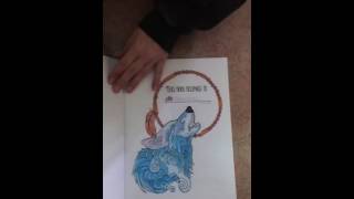 'Howl' Katy Lipscomb Coloring book flipthrough review