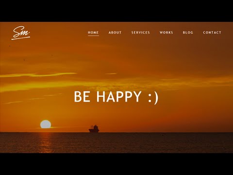 Navigation Bar With Hover Effect Using Only HTML and CSS 2020