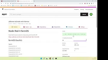 Node-Red-4-farmOS Install