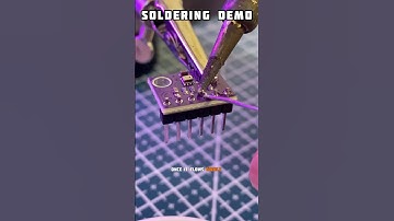 Learn how to solder header pins like a pro! Quick tips for perfect, shiny solder joints! #soldering
