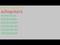 Palabras parecidas a: achiquitaba - achiquitó.