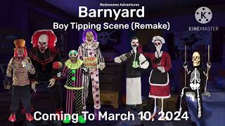Rockoween Barnyard Boy Tipping Scene Remake Coming Soon