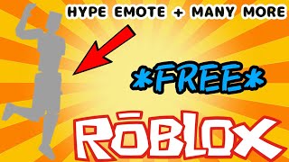 *NEW* How to get HYPE AND FOUR OTHER EMOTES | Roblox Event