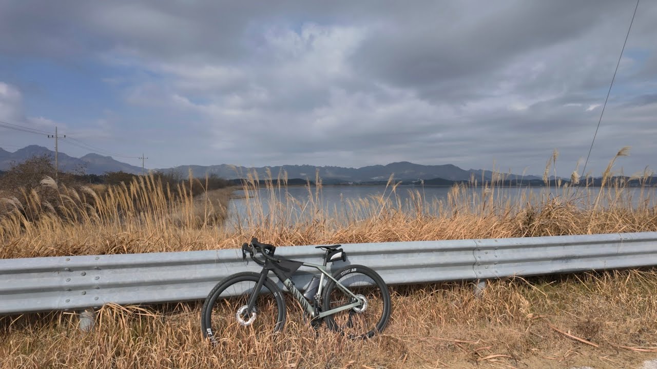 26년 1월 3일 강진에서 완도까지 자전거라이딩 64km