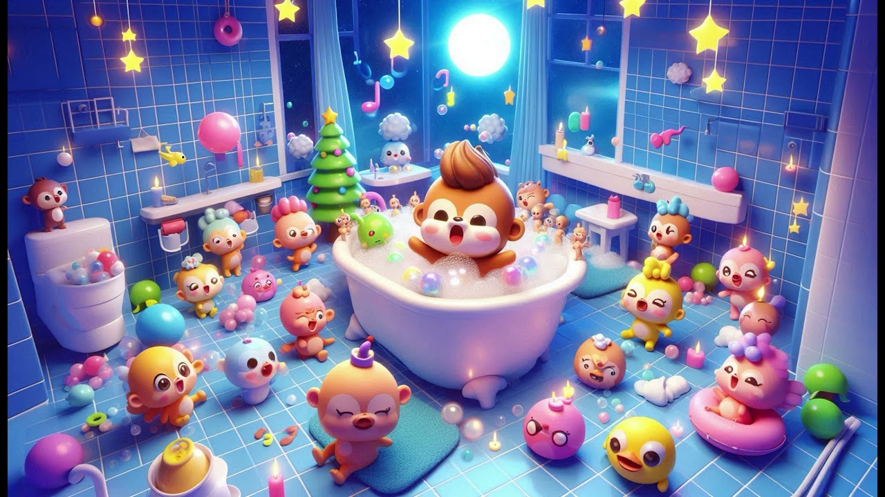 Big Bubble Bath Song and Swim Play | Fun Bath Time Adventure for Kids!