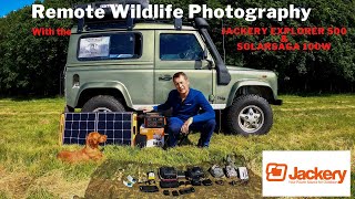 REMOTE WILDLIFE PHOTOGRAPHY | Jackery Solar Generator Explorer 500 POWER STATION & SolarSaga 100w screenshot 3
