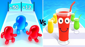 Join Blob Clash 3D VS Juice Run - Satisfying ASMR Max Gameplay Walkthrough #001