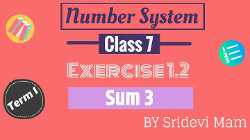 TN Samacheer class 7 maths Term 1 Chapter 1 ( Number System ) Exercise 1.2 sum 3 7th maths tamil