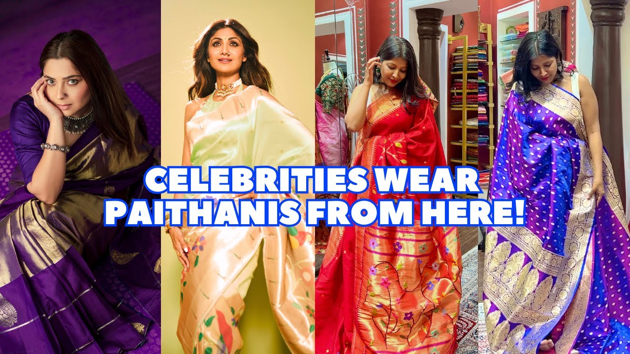 Celebrities Wear PAITHANIS from this Store! Zartari Silks Pune! 2000 Rs to 2 Lakh Rs