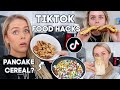 TRYING VIRAL TIKTOK FOOD HACKS