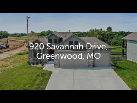 920 Savannah Drive, Greenwood, MO home video tour