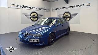 2003 ALFA ROMEO 156 V6 24V GTA | Mathewsons Classic Cars | Auction: 20, 21 & 22 May 2026