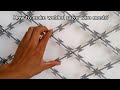 How to make welded razor wire mesh?| DAPU Razor wire mesh welding machine