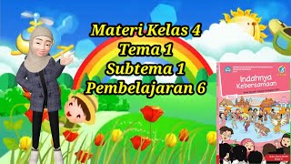 Dalam video ini berisi tentang penjelasan materi tematik kelas 4 sd
yaitu tema 1 subtema pembelajaran 6 dengan singkat dan jelas.pengajar
: ibu hesti putri...