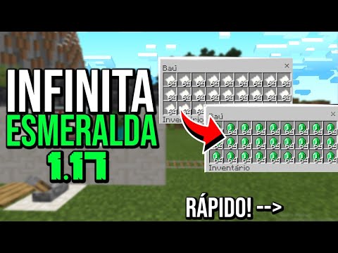 FARM INFINITA de ESMERALDA para 1.17 SEM PILLAGER (CELULAR , PS4 , XBOX , SWITCH , WIN10)