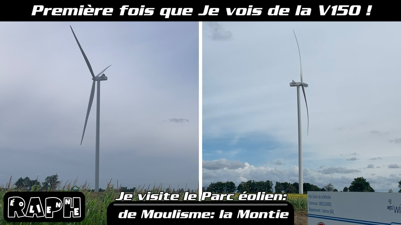 Première fois que je vois de la V150 ! - Parc éolien de Moulismes: La Montie