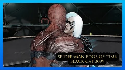 Black Cat 2099 All Cutscenes and Boss Fights - Spider-Man Edge of Time