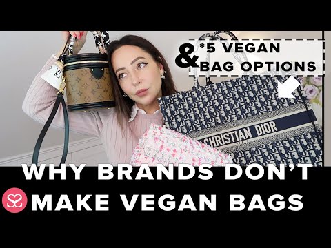 WHY LUXURY BRANDS DON'T MAKE VEGAN BAGS + 5 Vegan(ish) Handbags: CHANEL,  DIOR, LV, STELLA McCARTNEY 