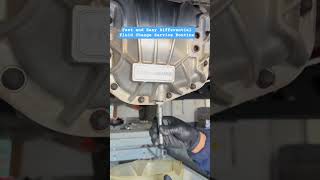 Fast and Easy Differential Fluid Change Service Routine