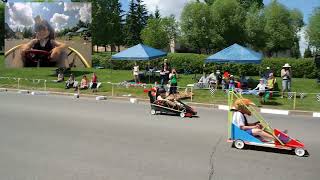 The 4th Annual St  Albert Soapbox Derby 2014 Damien Lee   Race 1