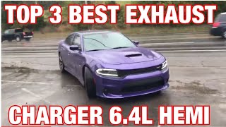 Top 3 BEST Exhaust for Dodge Charger 6.4L SCAT PACK!