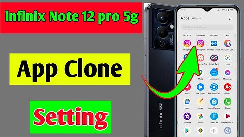 infinix note 12 pro 5g me app clone kaise kare | how to clone apps infinix note 12 pro 5g